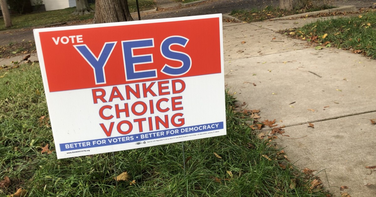 Will cities like Kalamazoo be allowed to implement ranked-choice voting?
