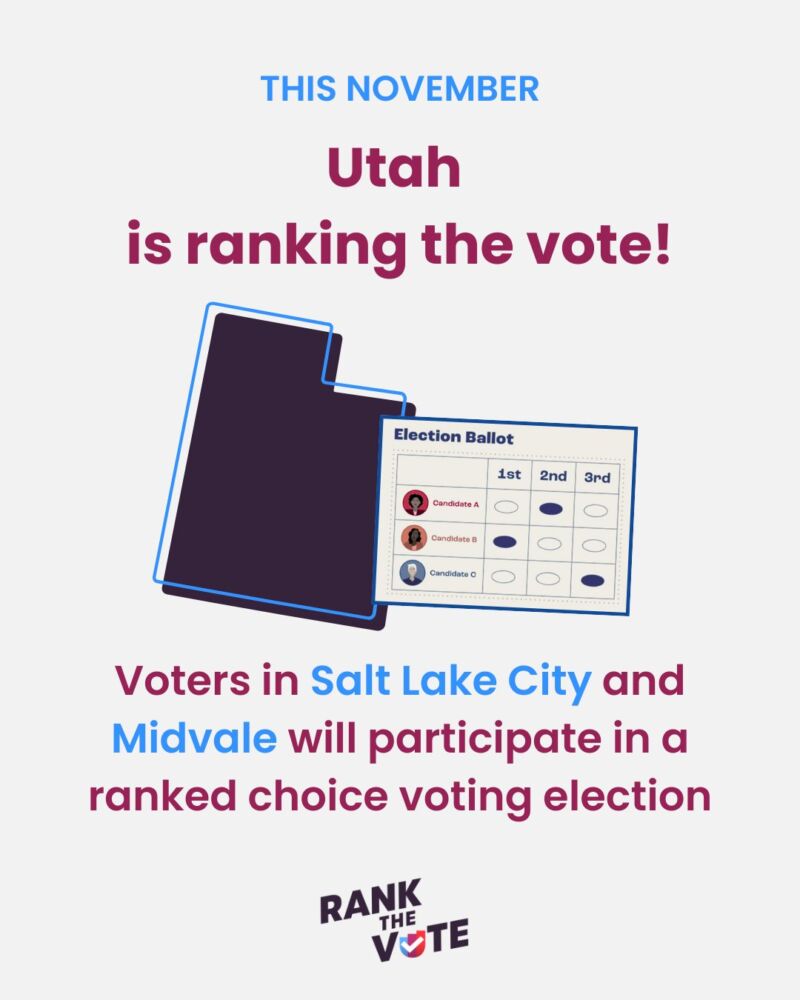 Image for the Tweet beginning: #Utah voters in #SaltLakeCity and