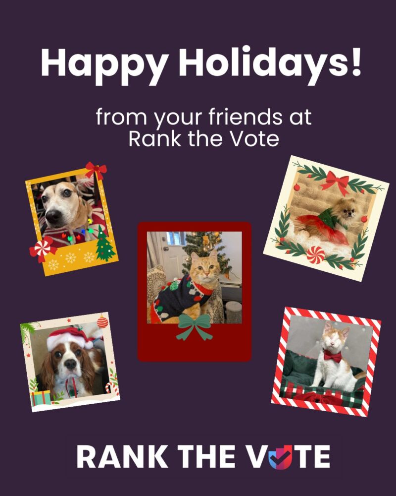 Image for the Tweet beginning: Season's greetings from the top